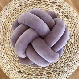 Soft Cotton Knot Cushion, Scandinavian Minimalist Design Reversible Pillow 2In1 - thumbnail 3