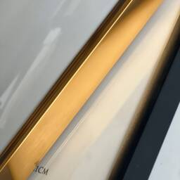 A4 Gold Aluminium Frame, Picture Photo Display Frames, Poster Modern Frame Art, Interior Decor - thumbnail 3