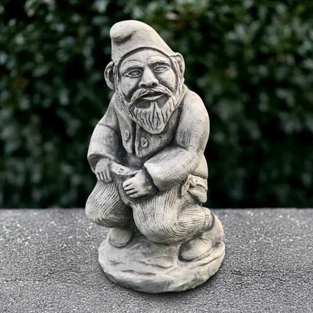 Funny Gnome Statue Garden Dwarf Sculpture Stone Yard Ornament Cement On Toilet Figurine Front Door Decoration Gnome Lover Gift - image 1