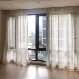 Linen Sheer Curtain, Farmhouse Light Filtering Drapes For Bedroom , Rod Pocket - thumbnail 4