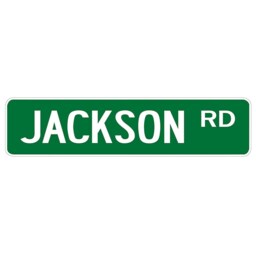 Custom Name Decal - Street Sign Wall Personalized Road Stickers For Kids Room Vwaq-Ns1 - thumbnail 2