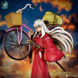 Fang-Bound Wanderer - Mythic Fantasy Dark Adventure Yokai Anime Inuyasha Resin Figure 16K - thumbnail 4