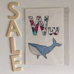 Clearance Animal Letter Cards, With Pretty Floral Letters - thumbnail 3