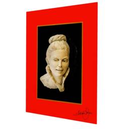 Wall Hanging Face. Lydia By Renowned Sculptor Mario Jason - thumbnail 3