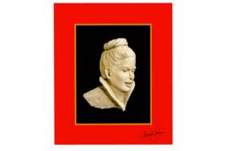 Wall Hanging Face. Lydia By Renowned Sculptor Mario Jason - thumbnail 1