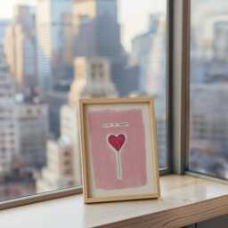 Life Is Sweet Unframed Print - Lollipop Art Feel-Good Positive Prints Kitchen Decor Posters Living Room - thumbnail 2