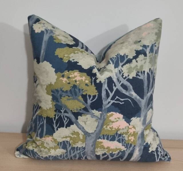 Linwood Omega Prints Arboreal Dusk & Velvet Cushion Cover 45x45 cm - image 1