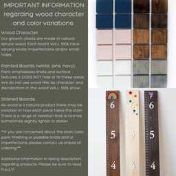 Growth Chart Ruler 3D - Playroom Decor Wall Personalized Wood Nursery Signs Kids Art Toddler Bedroom - thumbnail 4