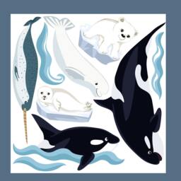 "Wall Sticker ""Arctic Sea Ii" - thumbnail 2