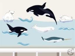 "Wall Sticker ""Arctic Sea Ii" - thumbnail 1