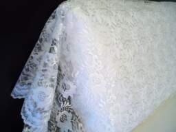 White Organza Lace Pillow Shams French Country Standard Pillowcases - Set Of 2