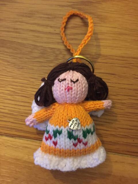 Hand Knitted Christmas Angel Tree Decorations - image 1
