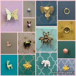 Mango Wood Carved Lime Washed Old Charm Wardrobe - thumbnail 4