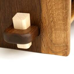 Live Edge Nightstand Pair, Sideboard, Bedside, Side Table, Waney Edge, Natural Fumed Oak - thumbnail 3