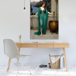 Circe Inspired By John William Waterhouse, Home D??cor, Canvas Print Art Framed - thumbnail 2