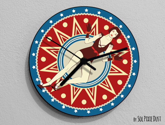 Welcom To The Circus, Circus Wheel Wall Clock - image 1