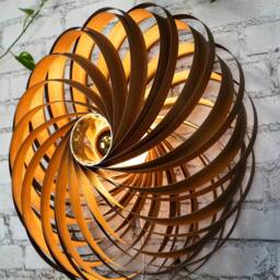 Designer Wall Lamp Made Of Oak Wood. Handmade Wooden From Cologne Studio - thumbnail 3