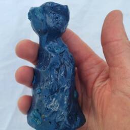 Deep Blue Sea Ceramic Candlestick Holder - thumbnail 3