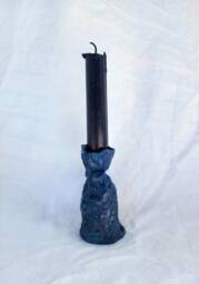 Deep Blue Sea Ceramic Candlestick Holder - thumbnail 1