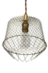 Vintage Industrial Wire Cage Farmhouse Pendant - thumbnail 3