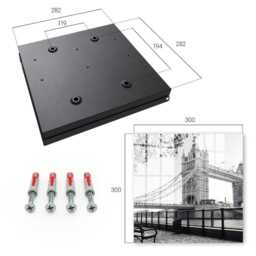 Gothic Bridge Key Cabinet For Home, Black & White Box Wall, Photographic Architecture, Architecture History Lovers - thumbnail 4