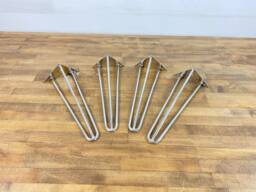 Stainless Steel Hairpin Coffee Table Legs, H 16-20