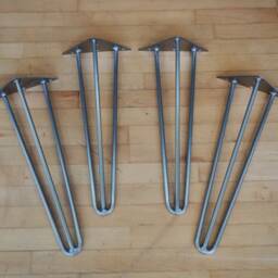 Stainless Steel Hairpin Coffee Table Legs, H 16-20 - thumbnail 2