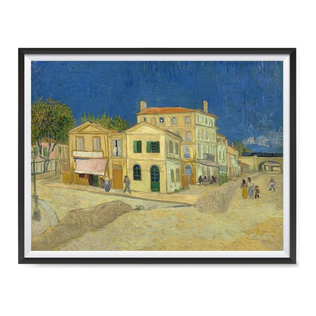 Vincent Van Gogh Art Reproduction Posters - Poster Printing Wall Print For Home Office Decor The Yellow House - image 1