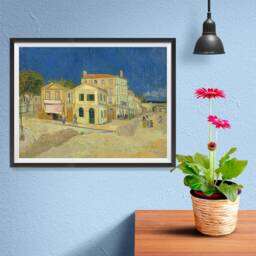 Vincent Van Gogh Art Reproduction Posters - Poster Printing Wall Print For Home Office Decor The Yellow House - thumbnail 3