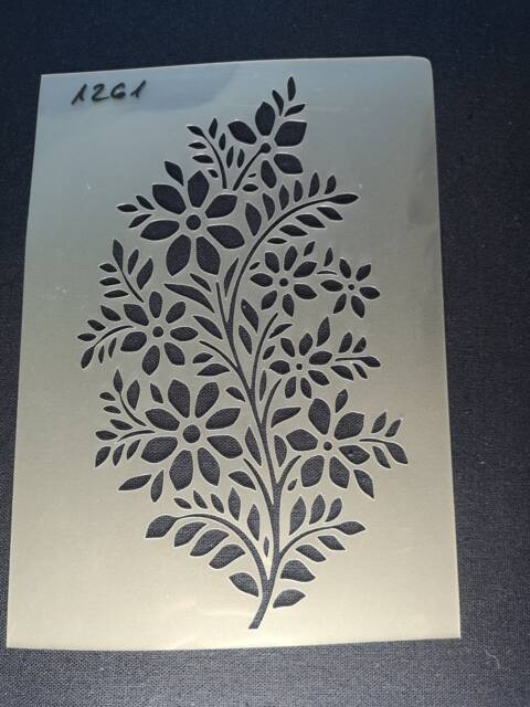 Flower Stencil, Flexible, Reusable, 125Micron, Wall Decor, Home Decor, Furniture Painting, Card Making, Craft Stencil From Bitofeverythingbyb