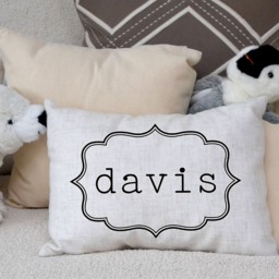 Personalized Children's Pillow, Newborn Name, Kids Gift, Baby Boys & Girls - thumbnail 3