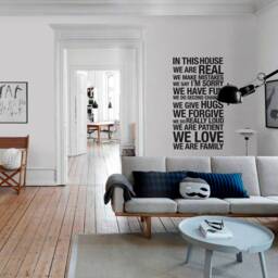 In This House, Wall Art, Stickers, Decals, Decal, Inspirational Motivational Home Decor - Skuiths - thumbnail 3