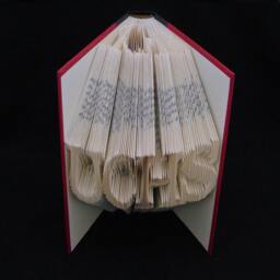 School Spirit Acronyms 4 Letter Words Folded-Book Art Sculpture - thumbnail 3