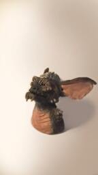 Gremlin - White Hair Handmade Polymer Clay Action Figure. Unique Collectible - thumbnail 2
