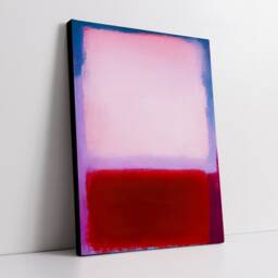 Modern Abstract Pink & Purple Exhibition Oil Painting Wall Art, Framed Canvas Poster Print, Home Living Room Decor Gift Idea - thumbnail 2