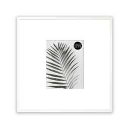 "Matte White Wooden Photo Frame 18x18"" For 10x8" - thumbnail 3