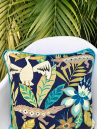 Out Door Cushion Cover // Animal Design Fun Outdoor //Pelican Cushion - thumbnail 1