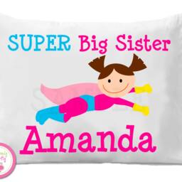 Personalized Super Big Brother Pillow Case, Superhero Gift - thumbnail 3