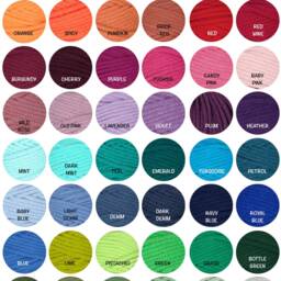 Handmade Crochet Round Rug Scandinavian Style Cotton Floor Rug - thumbnail 4
