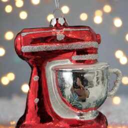 Glass Christmas Bakers Mixing Mixer/ Cake Baker/Christmas Bauble Tree Hanging Decoration/Christmas/Seasonal/ Glass Item - thumbnail 3