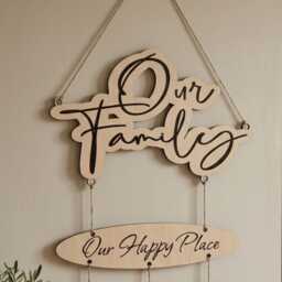 Personalised Family Wall Sign With Photos, Custom Photo Decor Wooden Housewarming Gift New Home Keepsake - thumbnail 2