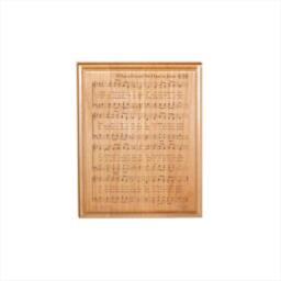 What A Friend We Have in Jesus Hymn Plaque - Engraved Solid Alder Wood Christian Gift Religious Wall Decor, Housewarming - thumbnail 1