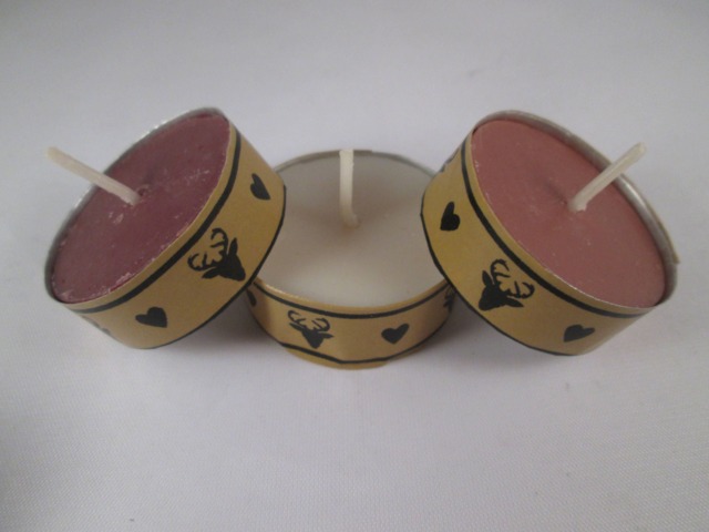 Deer Candles, Washi Tealights, Tea Light, Candles, Decorated Tealight, Gift Candles - image 1