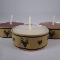 Deer Candles, Washi Tealights, Tea Light, Candles, Decorated Tealight, Gift Candles - thumbnail 2