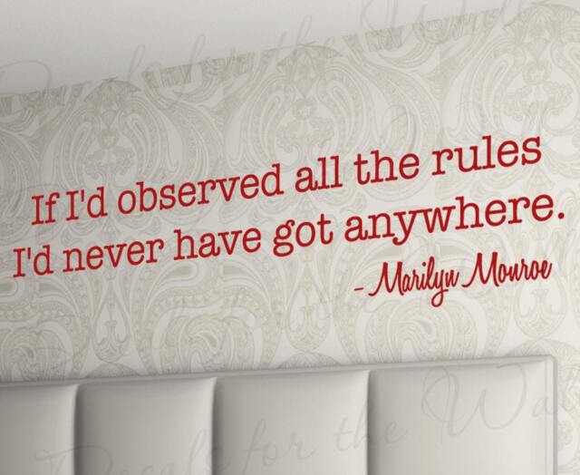 If ID Observed All Rules Office Inspirational Motivational Wall Decal Decor Vinyl Quote Sticker Saying Lettering Art Letters Decoration J80 - image 1