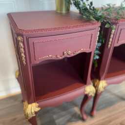 Louis Style Bedside Cabinets- Vibrage Nightstands- Bespoke Made To Order Furniture - thumbnail 3