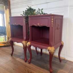 Louis Style Bedside Cabinets- Vibrage Nightstands- Bespoke Made To Order Furniture - thumbnail 4