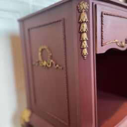 Louis Style Bedside Cabinets- Vibrage Nightstands- Bespoke Made To Order Furniture - thumbnail 2