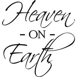 Vwaq Heaven On Earth Wall Decal - Quotes Christian Sayings Art - thumbnail 2