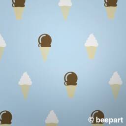 Ice Cream Cone Vinyl Wall Decal Set - thumbnail 3